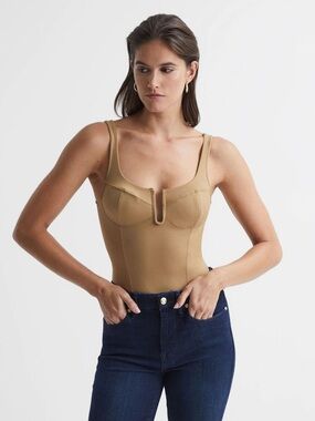 Good American Sculpting U Corset Bodysuit size Large NWT